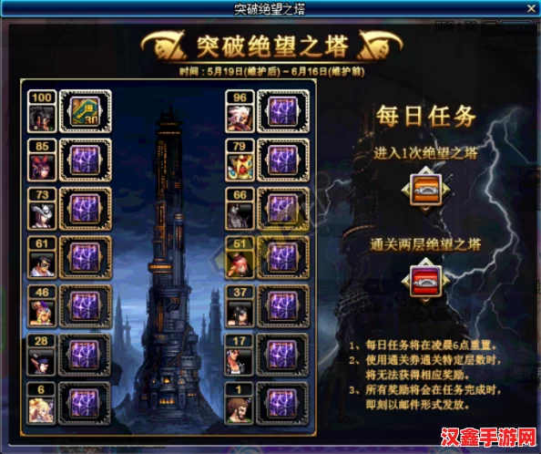 DNF手游策略精研：突破絕望之塔58層-月之女皇專屬通關(guān)技巧與實(shí)戰(zhàn)心得