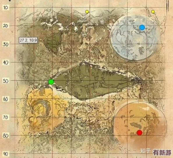 方舟生存進化探索：揭秘三大泰坦神秘棲息地圖位置與生態(tài)奧秘